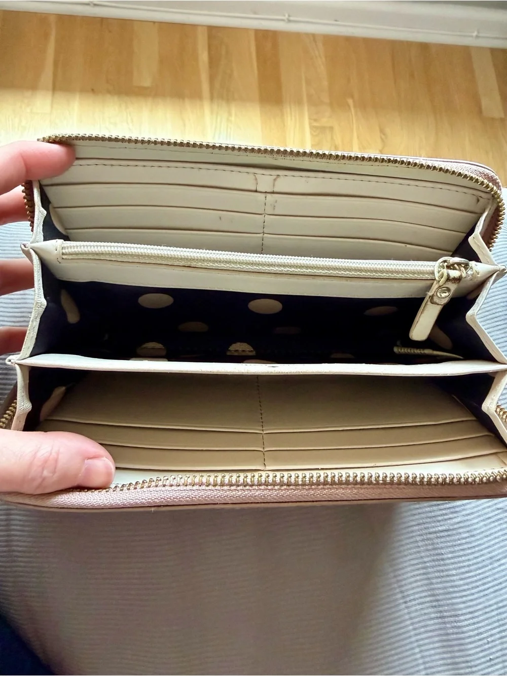 Kate Spade New York Patent Leather Zip Around Wallet